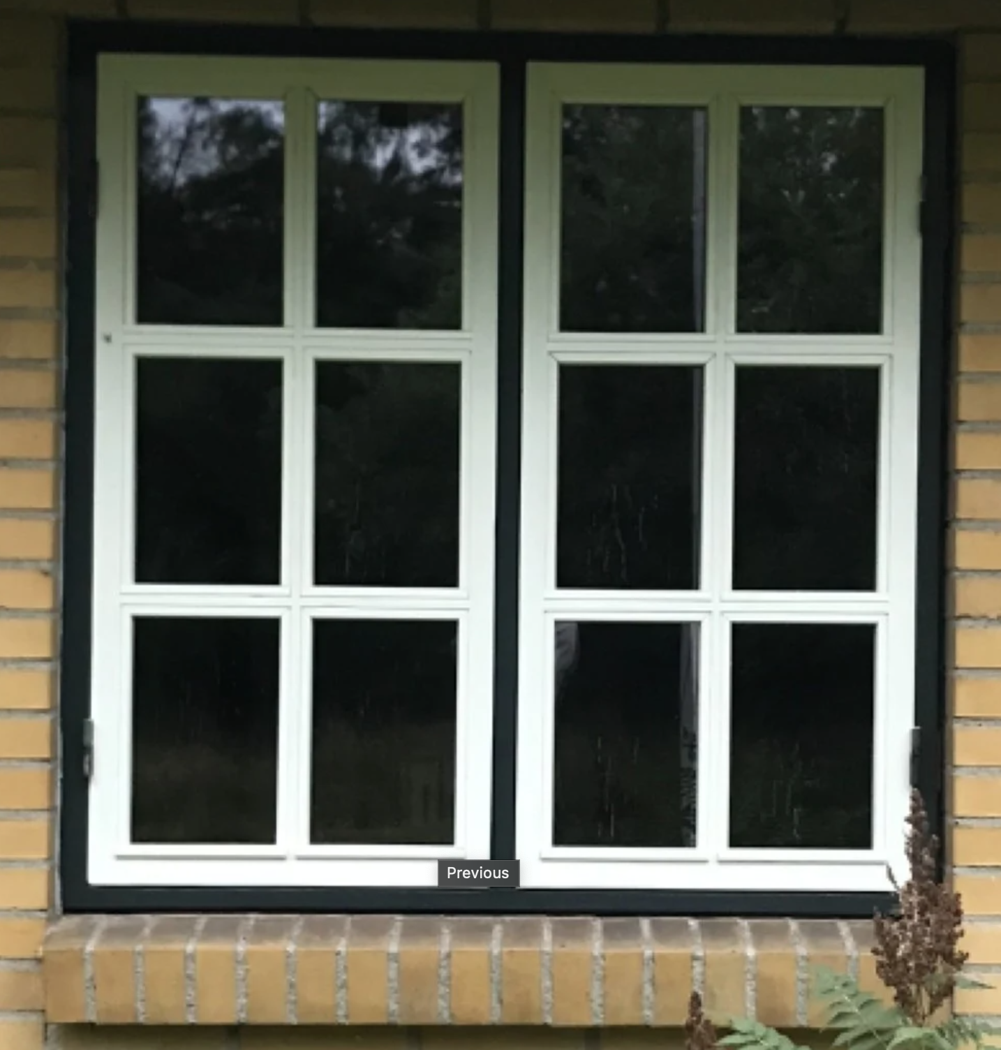 Moderne vindue efter udskiftning